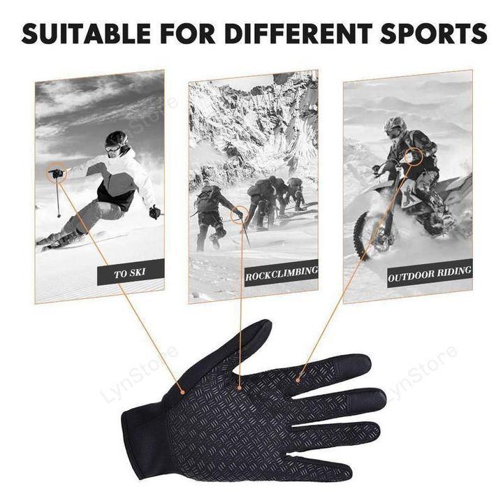 Touchscreen Gloves with Fleece Lining