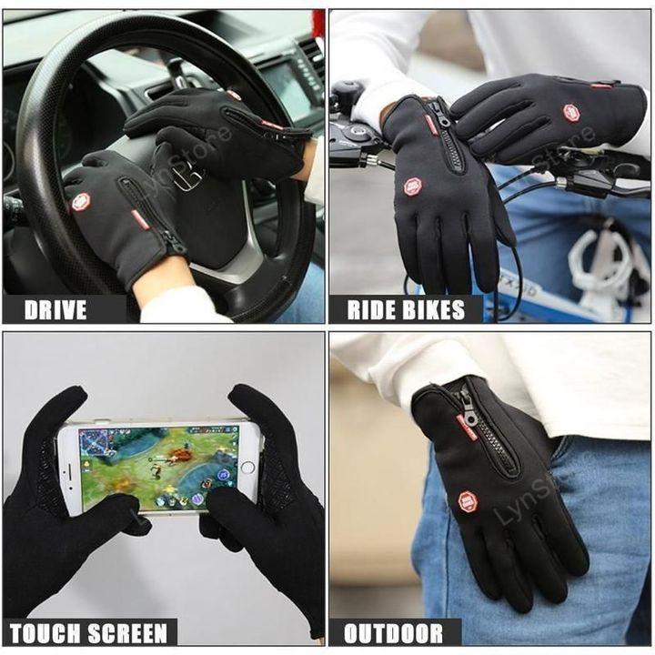 Touchscreen Gloves with Fleece Lining