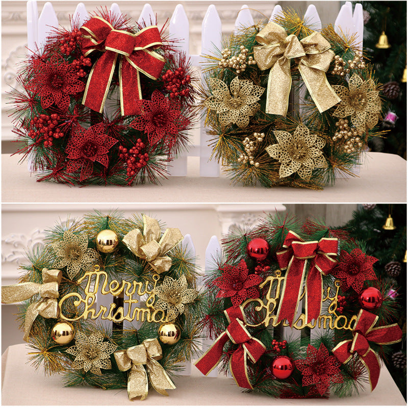 Festive Wreath with Jute and Pinecones