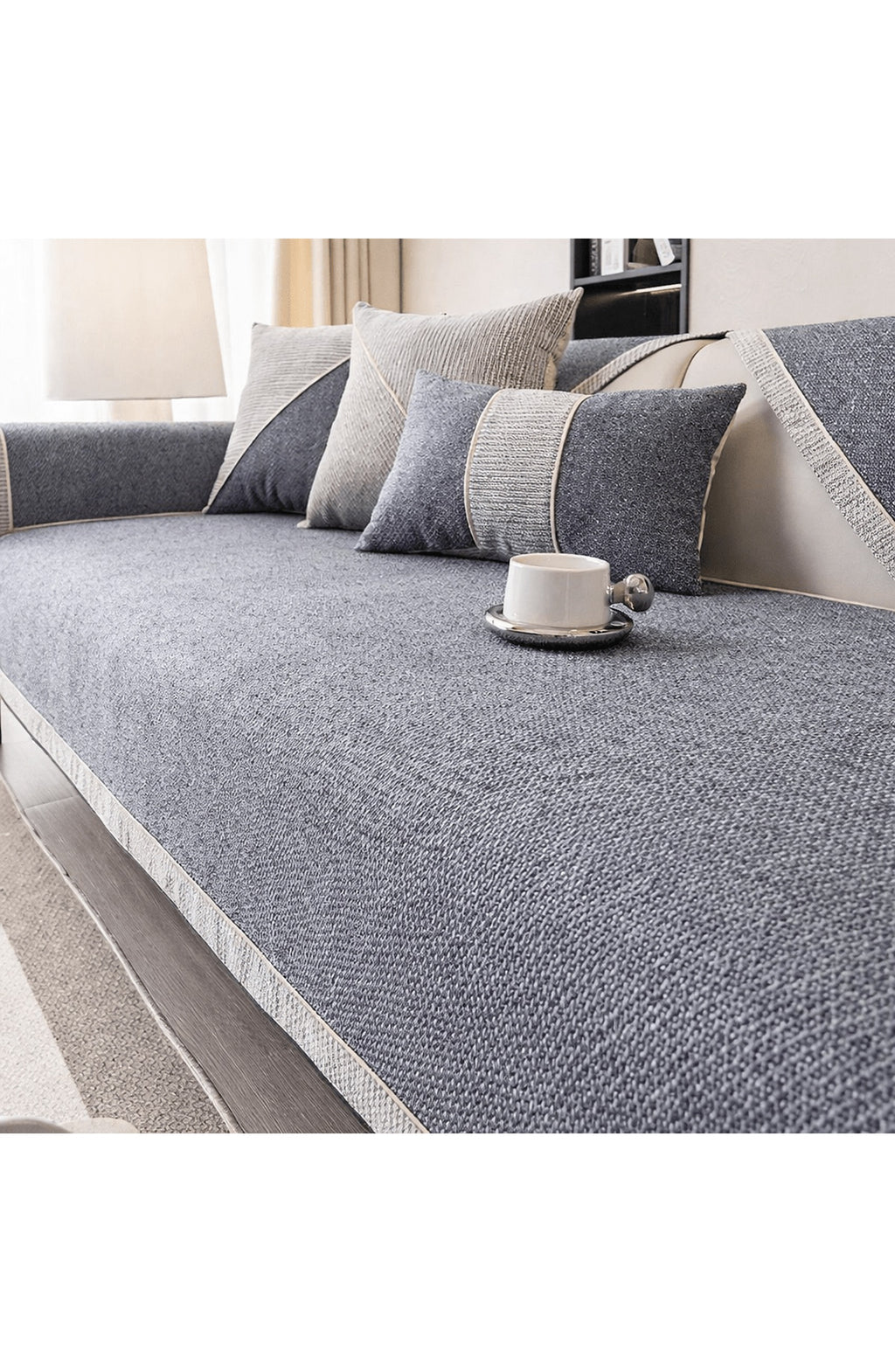 Non-Slip Cotton Linen Sofa Cover