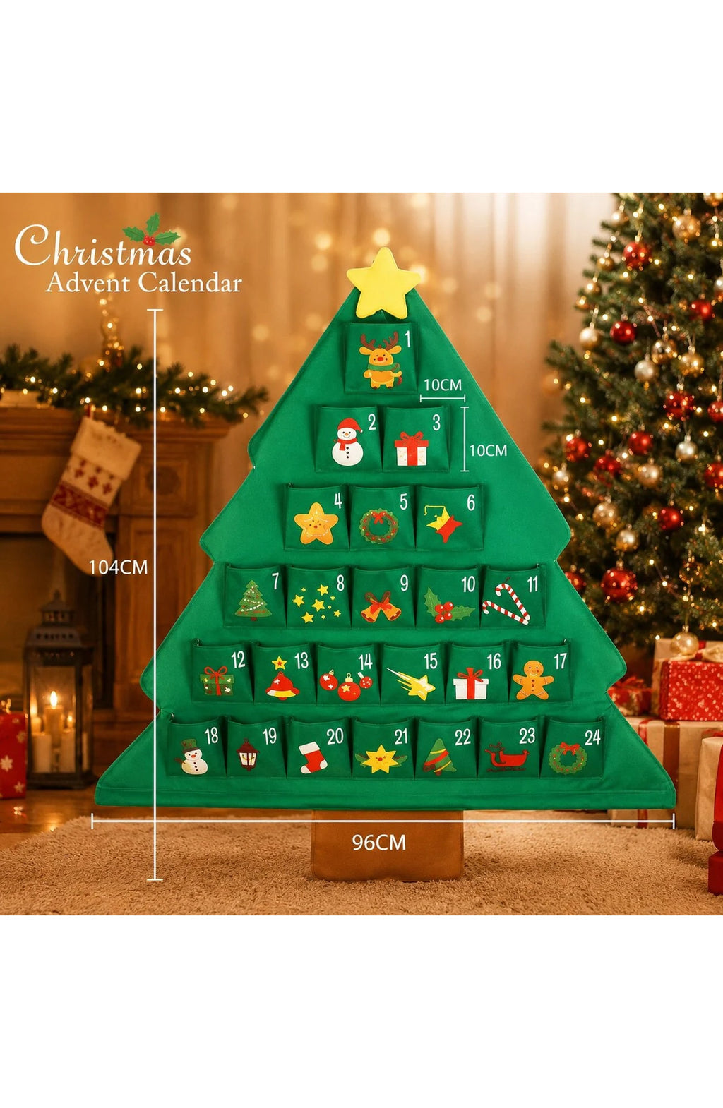 Fill Your Own Fabric Advent Calendar