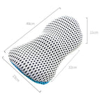 Memory Foam Lumbar Cushion with Adjustable Strap