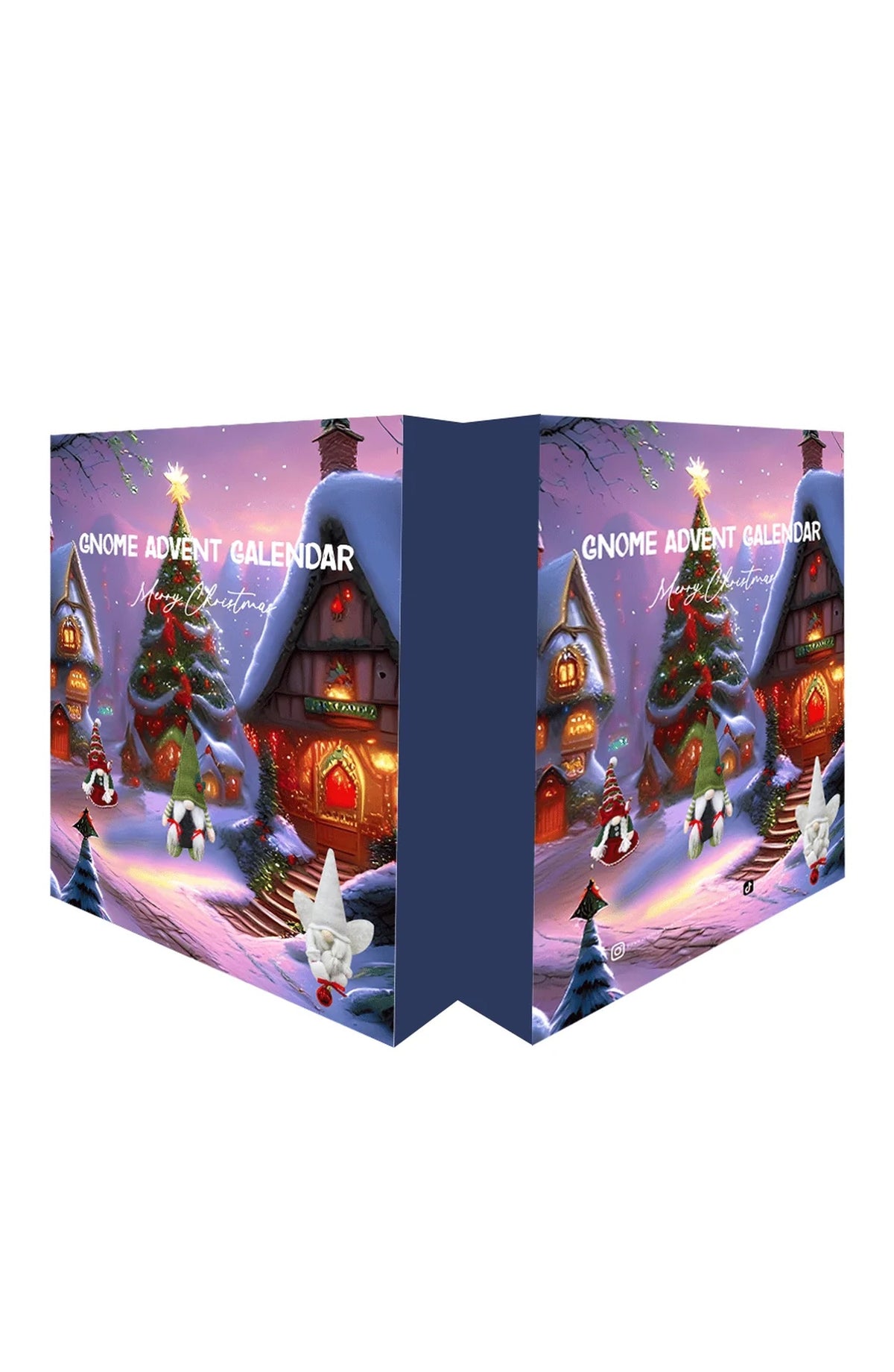 Gnome Advent Calendar with Plush Figures