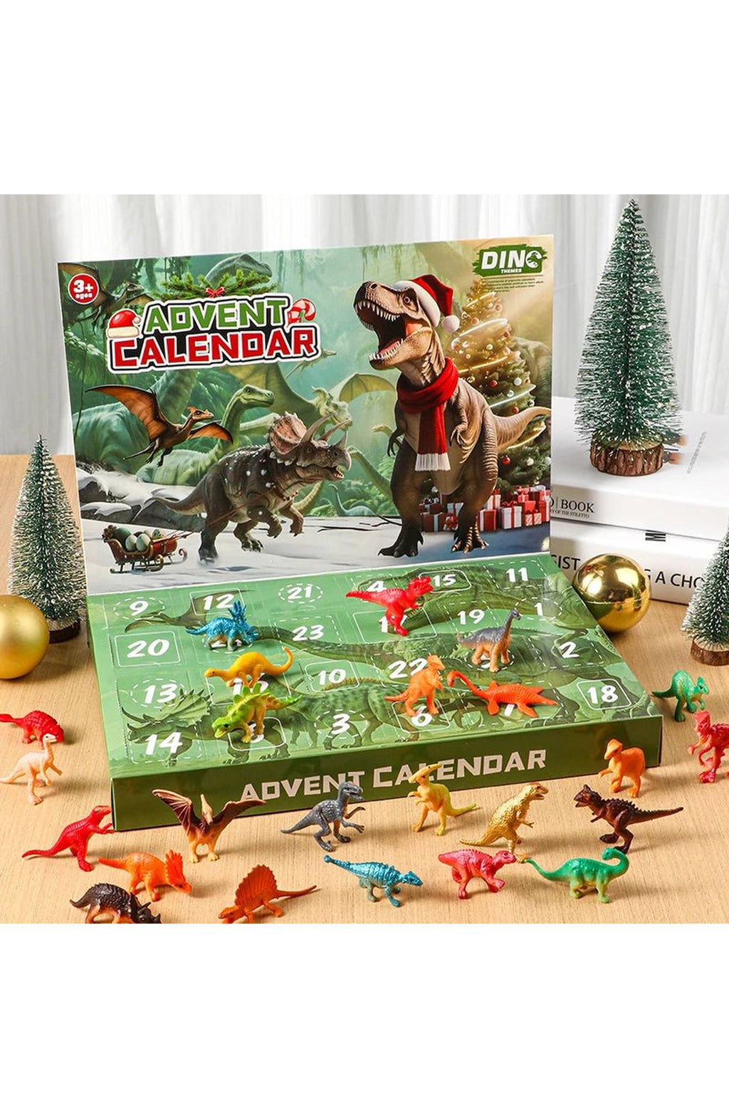 Dinosaur Advent Calendar with 24 Toys