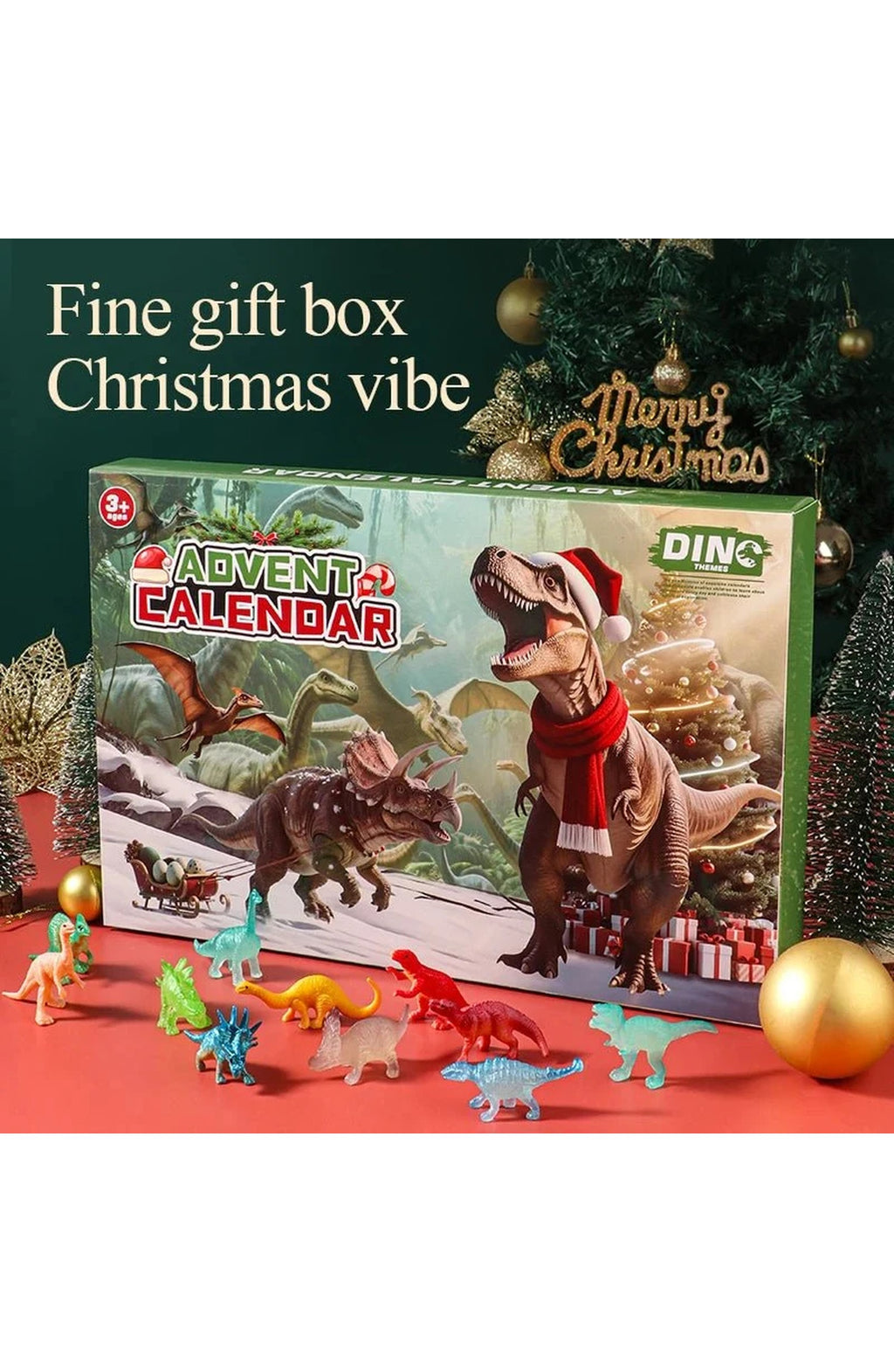 Dinosaur Advent Calendar with 24 Toys
