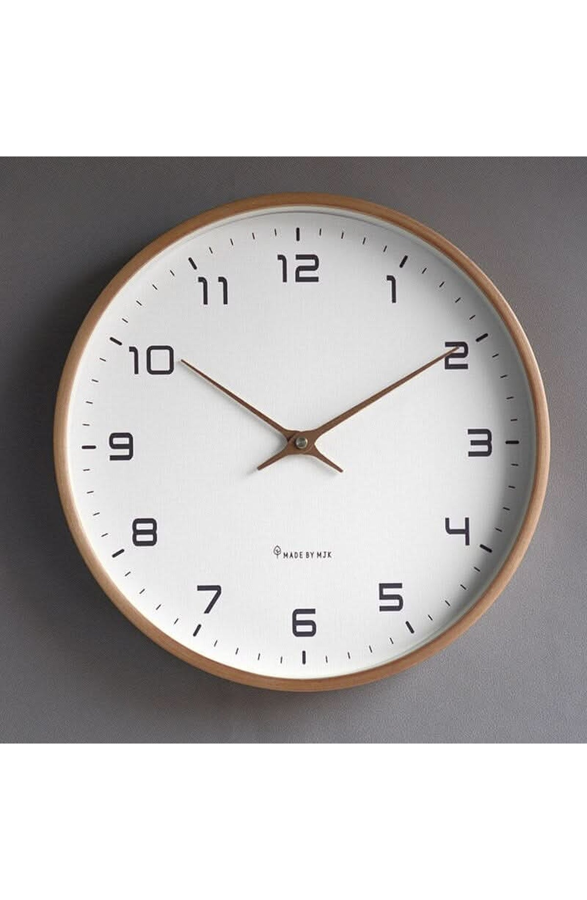 Scandinavian Wooden Wall Clock