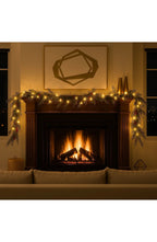 LED Christmas Garland with Red Berries 1.8 m