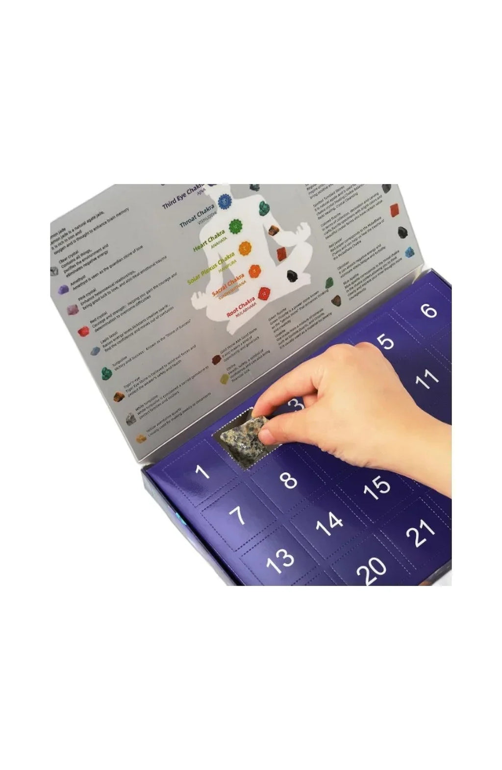 Crystal Advent Calendar with 24 Stones