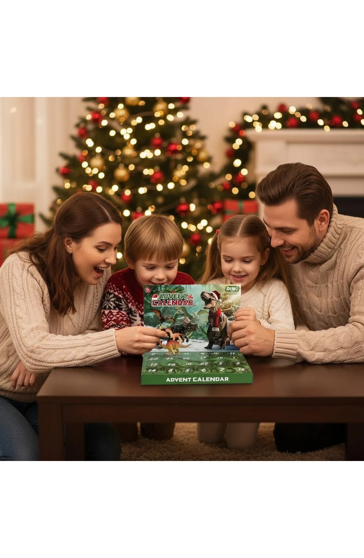 Dinosaur Advent Calendar with 24 Toys