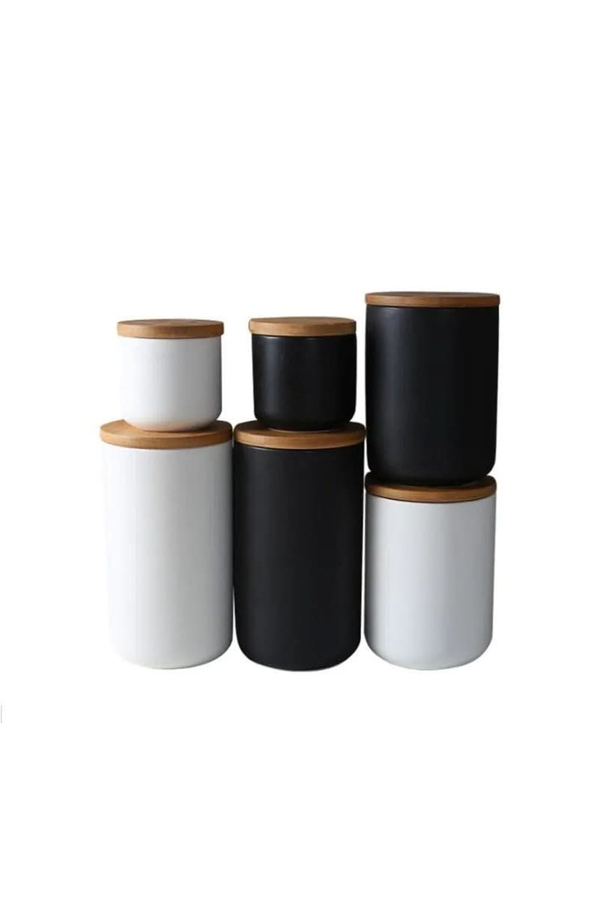 Ceramic Storage Jar with Airtight Bamboo Lid
