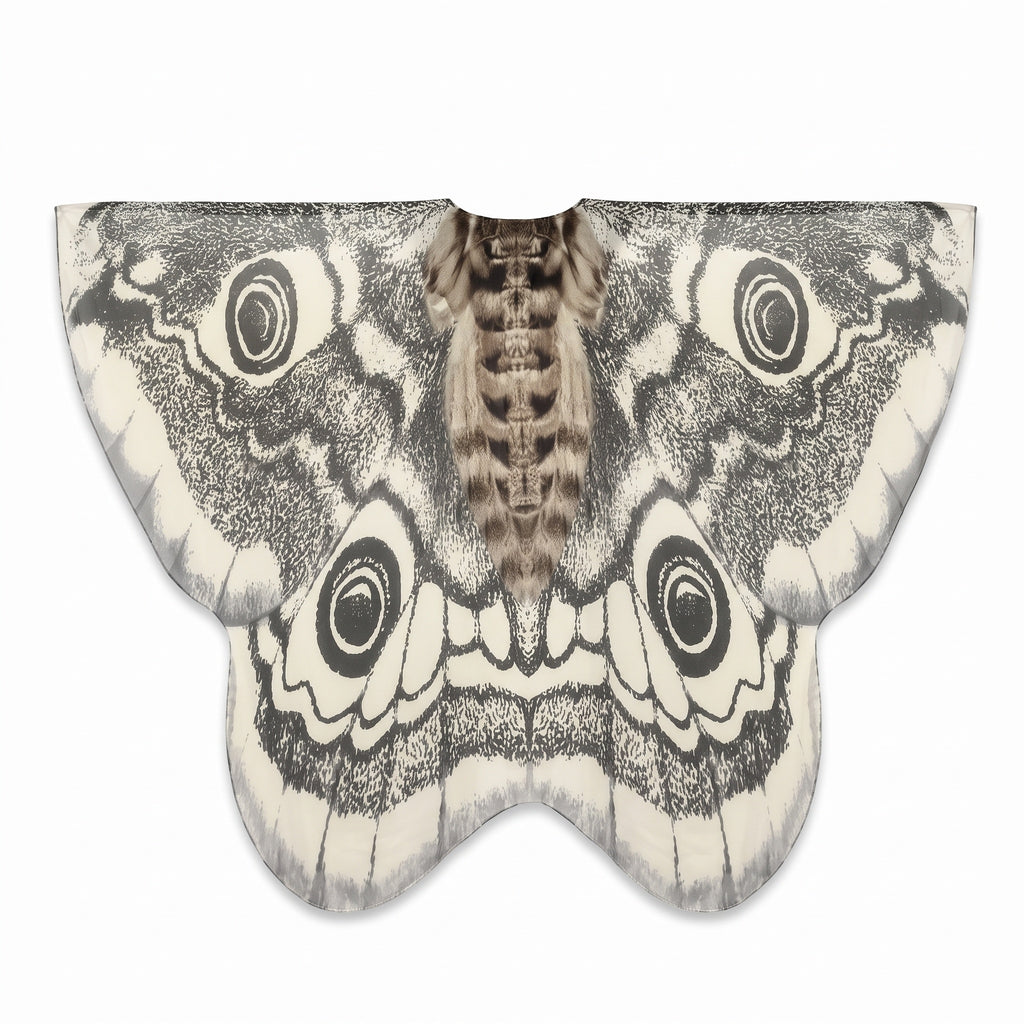 Moth Wing Chiffon Cape